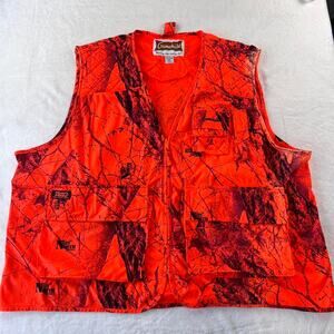 Gamehide Orange & black camo vest men’s size 3XL Hunting